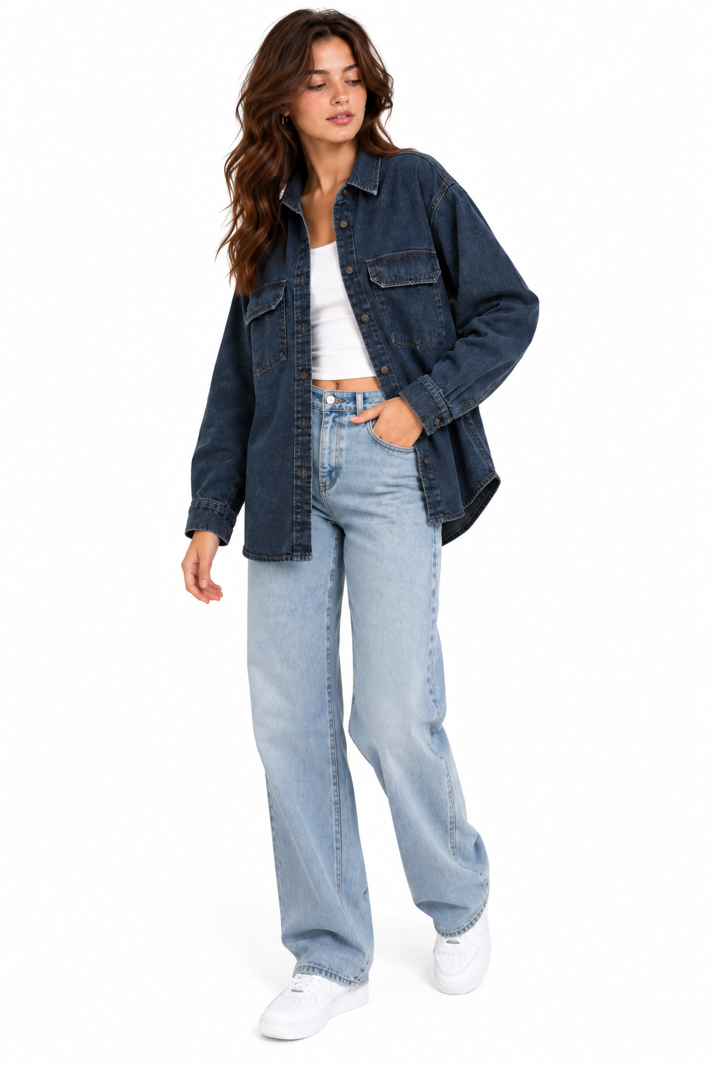 Women’s Relaxed Longline Denim Jacket