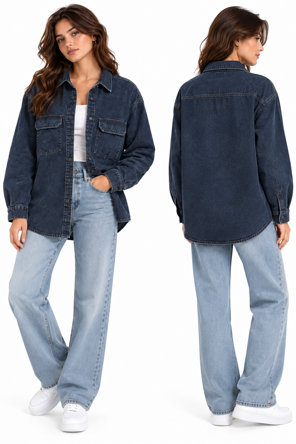 Women’s Relaxed Longline Denim Jacket