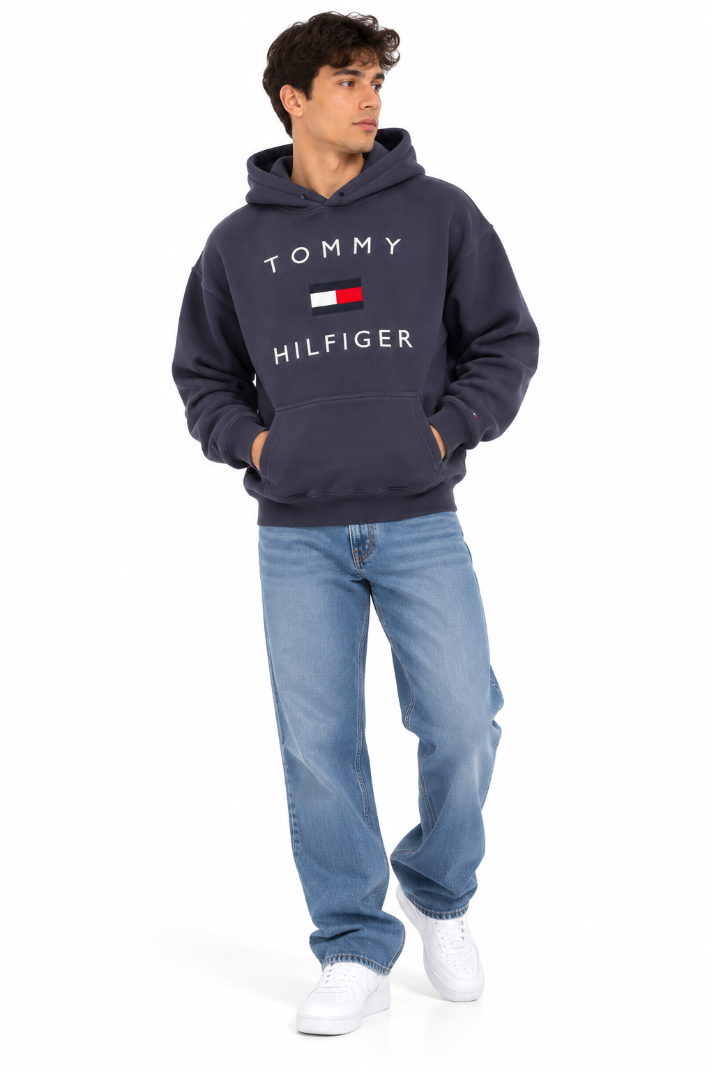 Men’s Tommy Hilfiger Logo Pullover Hoodie