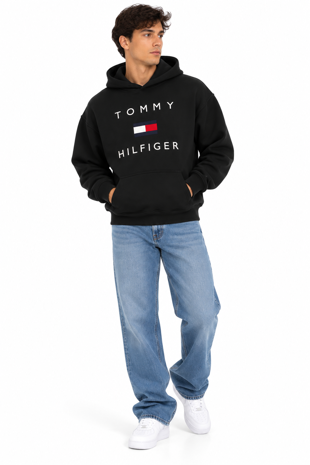 Men’s Tommy Hilfiger Logo Pullover Hoodie