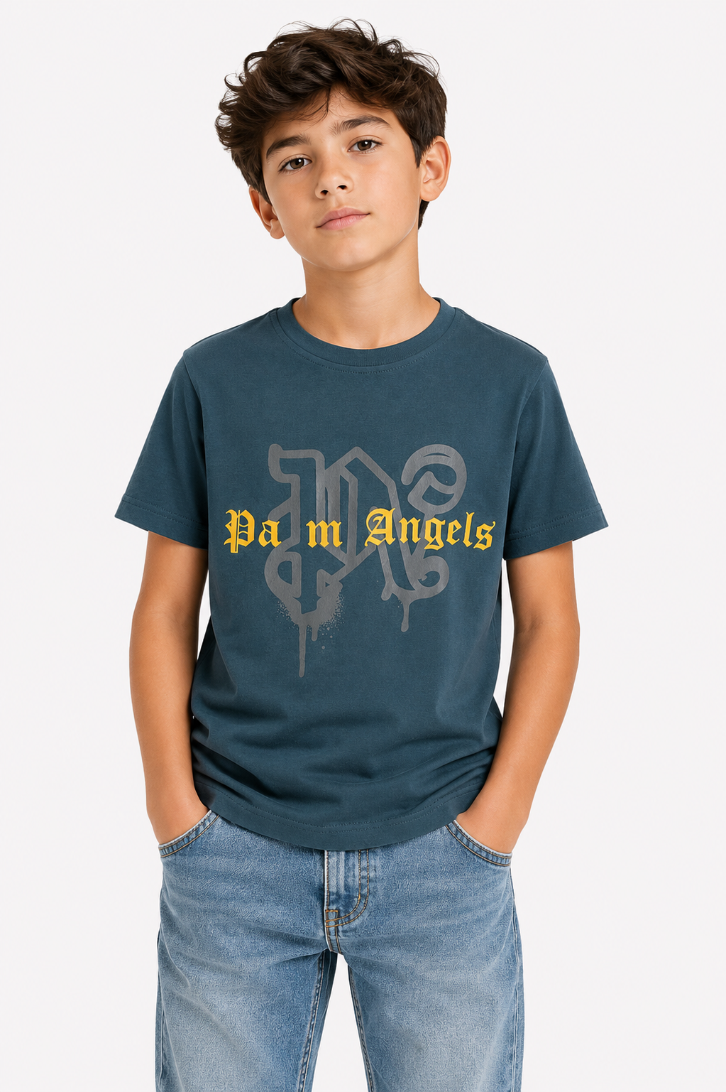 Kids Palm Angels Graphic T-Shirt