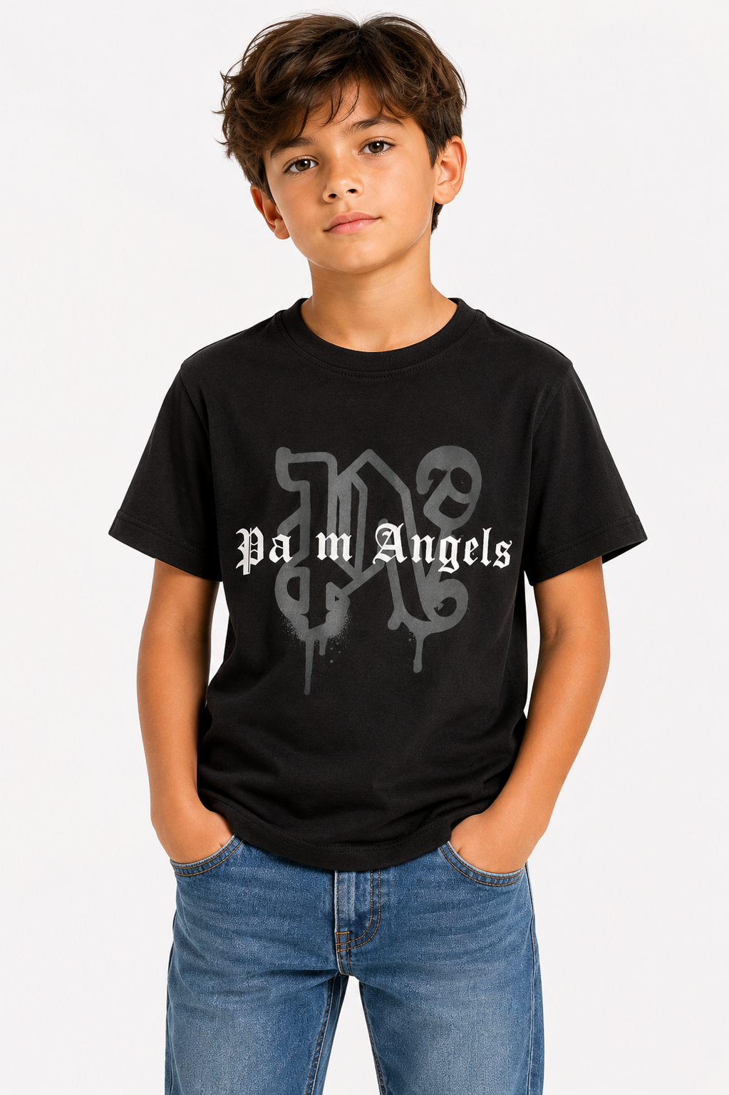 Kids Palm Angels Graphic T-Shirt