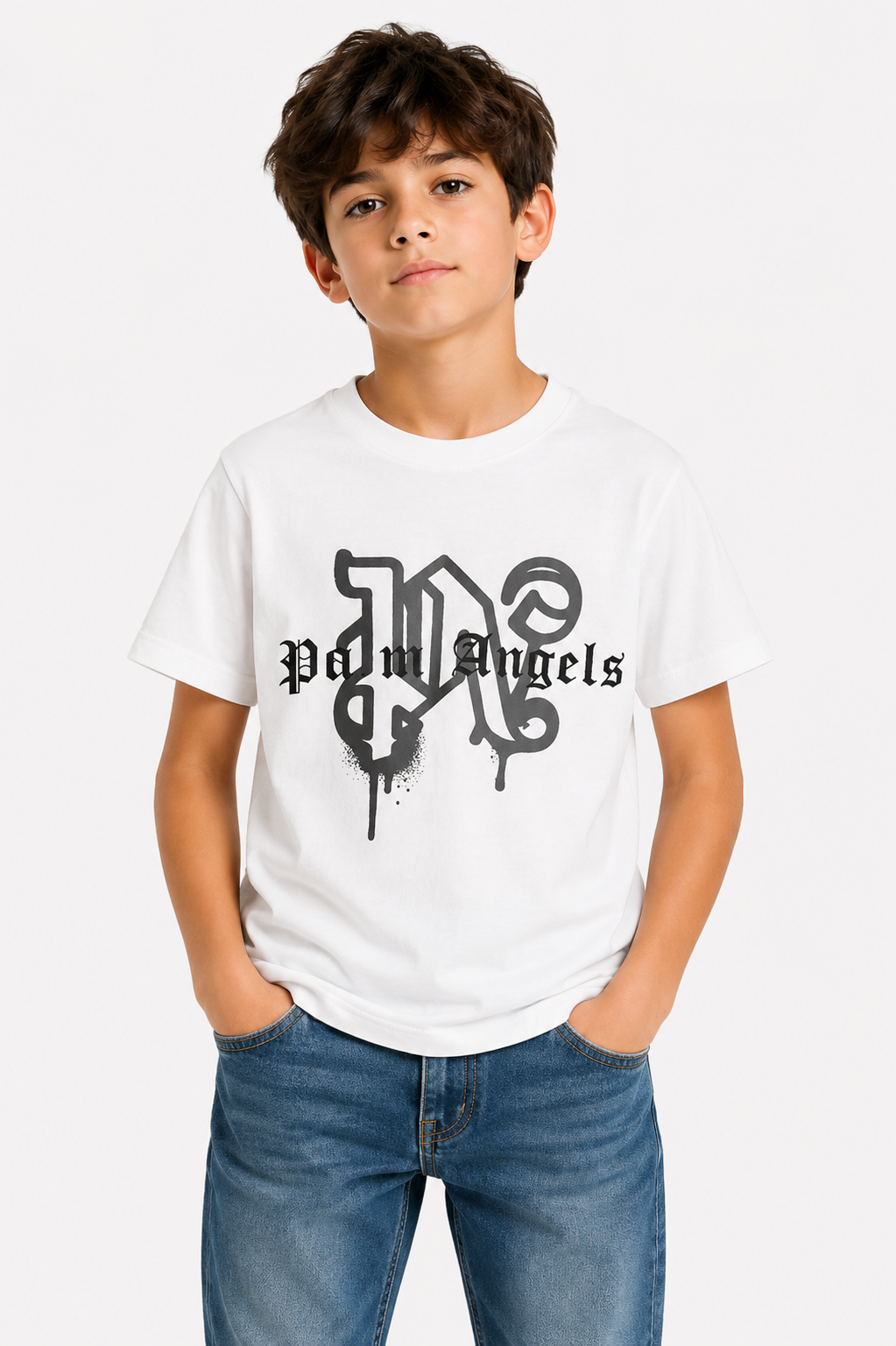 Kids Palm Angels Graphic T-Shirt