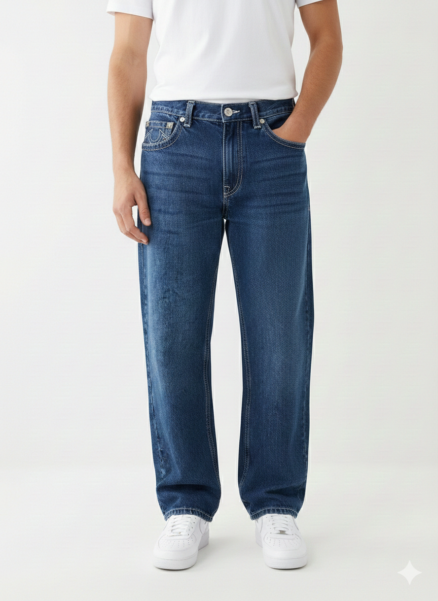True Religion Ricky Straight Fit Jeans