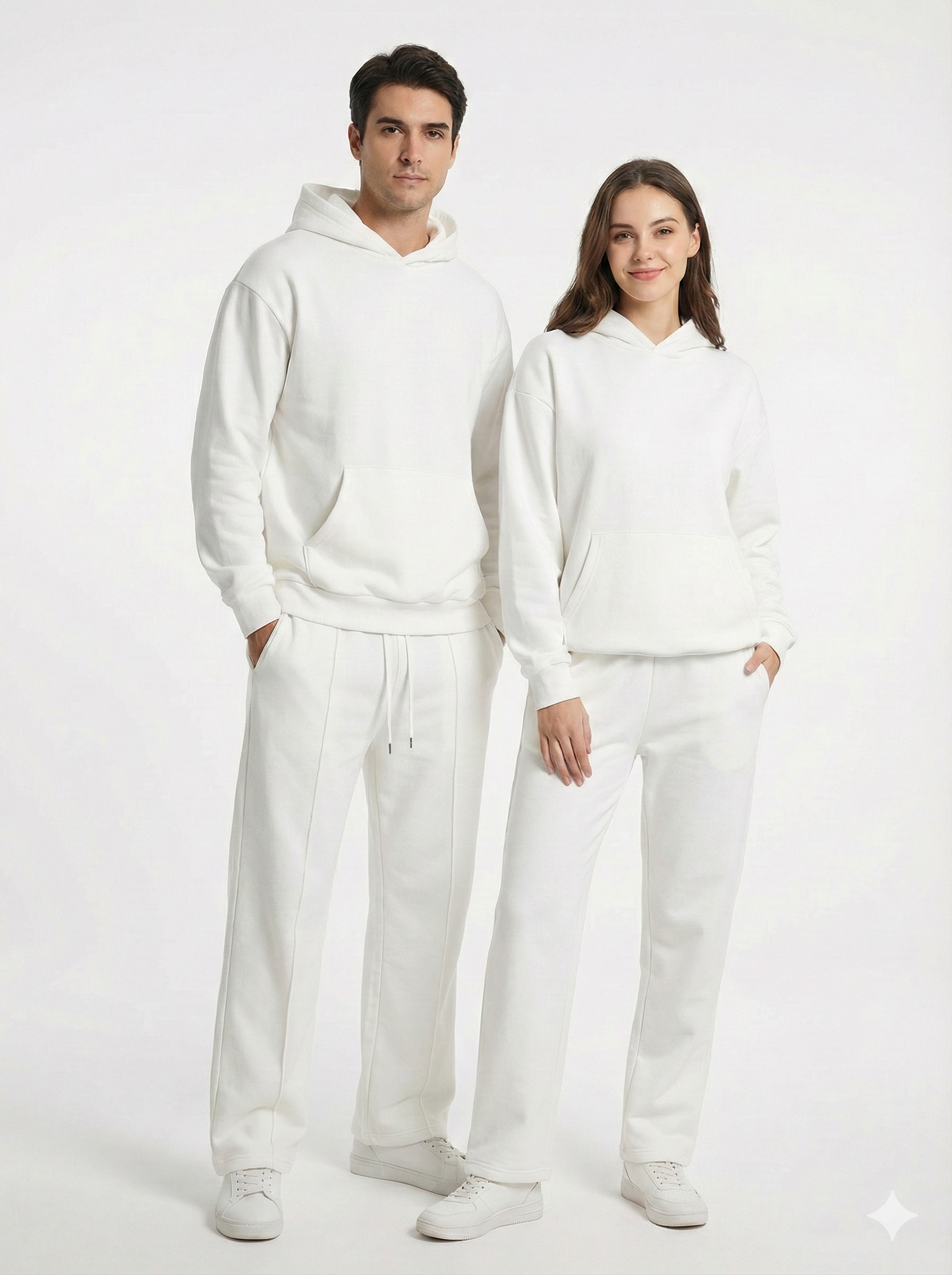 Plain Essential Hoodie Jogger Set