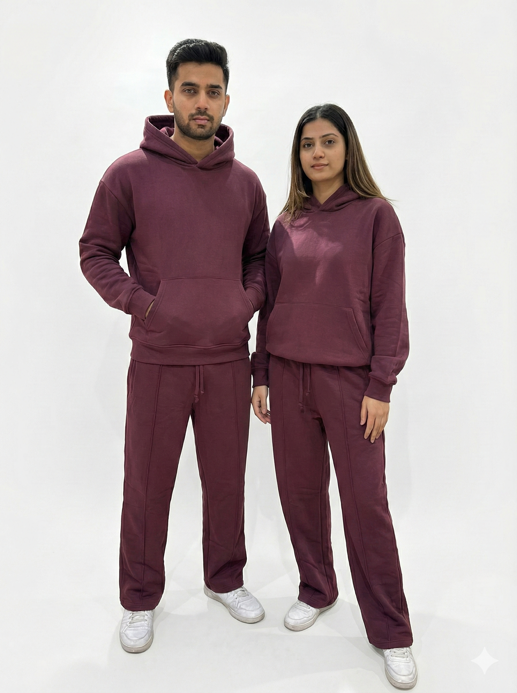Plain Essential Hoodie Jogger Set