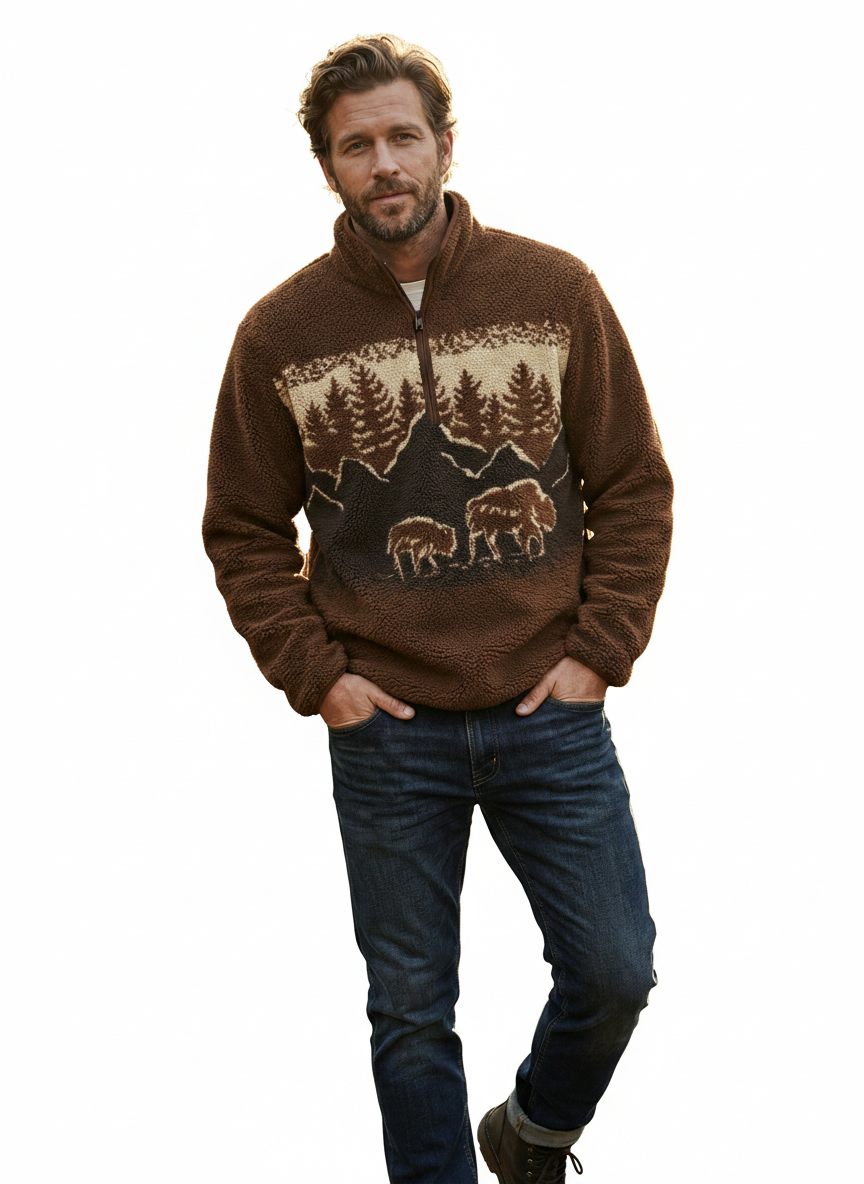 OldNavy Sherpa Half-Zip Pullover