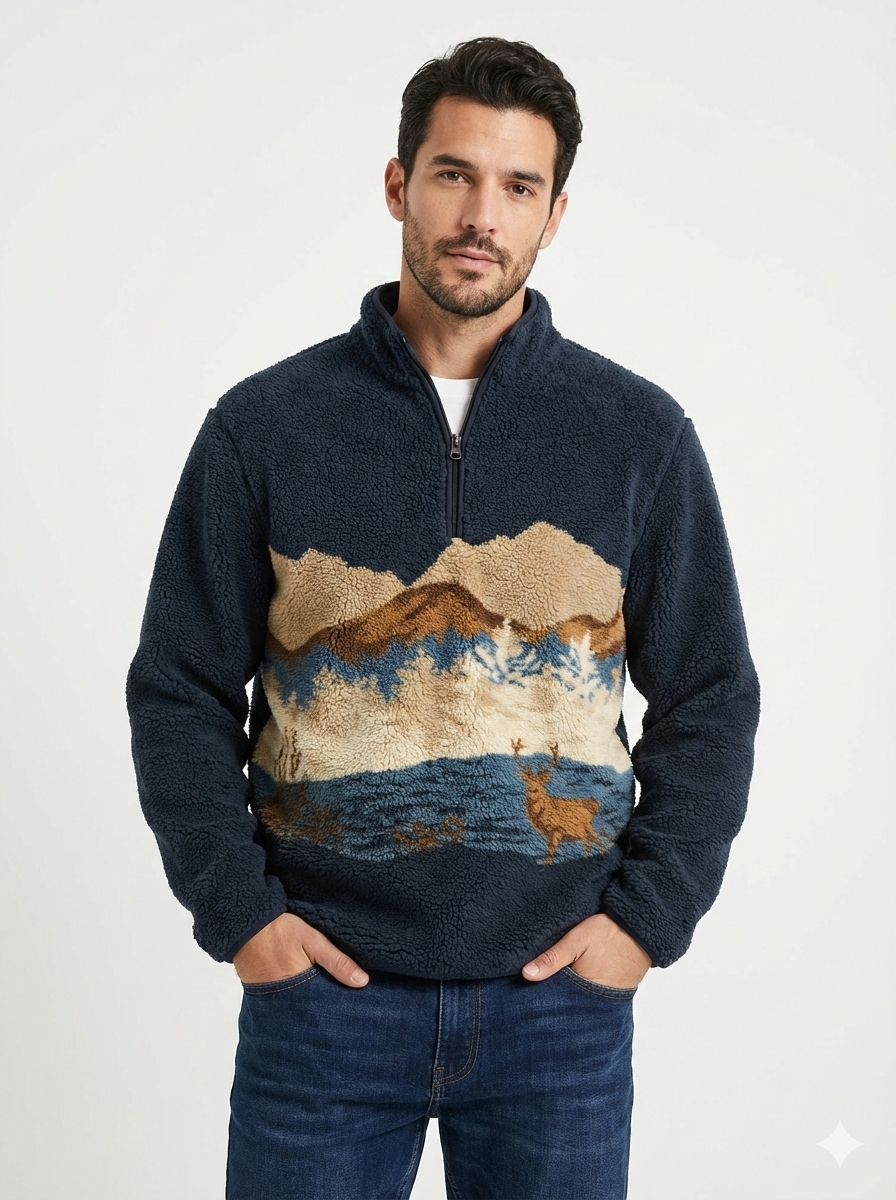 OldNavy Sherpa Half-Zip Pullover